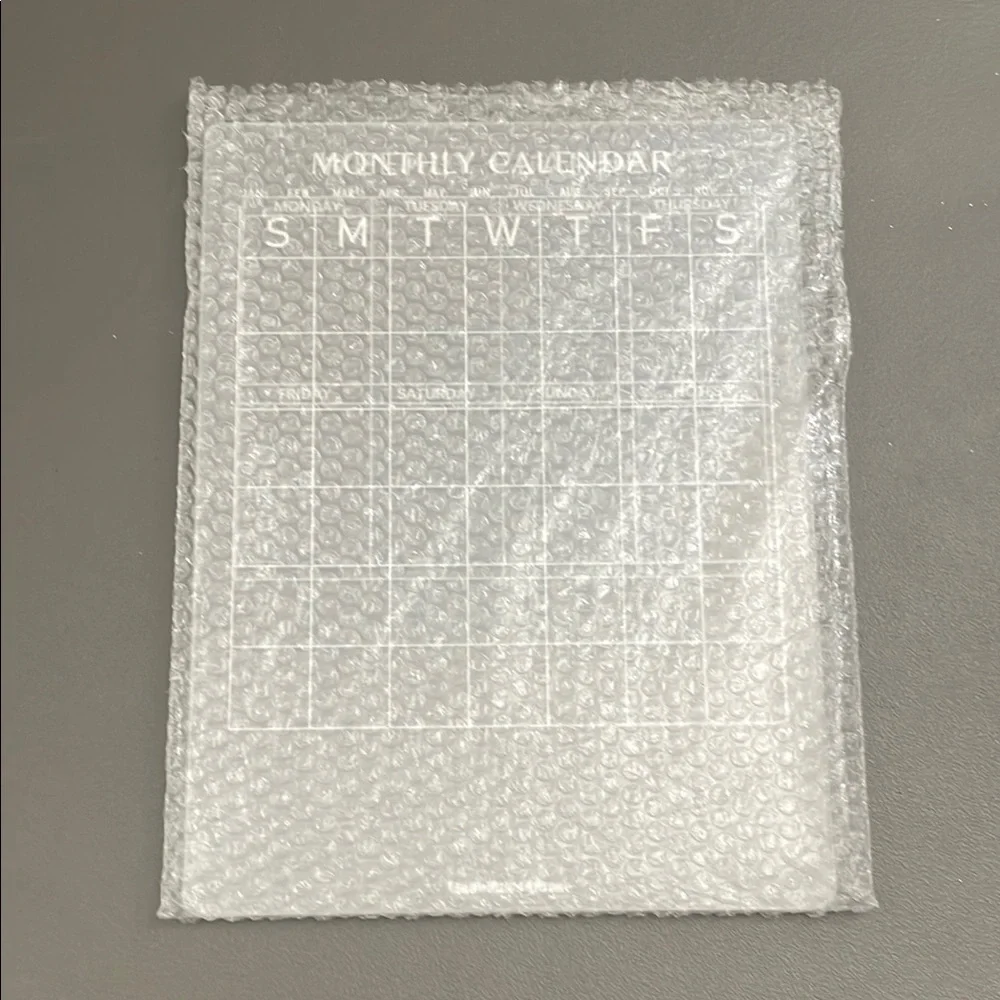 Clear Acrylic Weekly and Monthly Planner